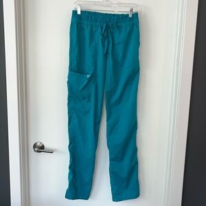 Teal Cherokee Scrub Pants